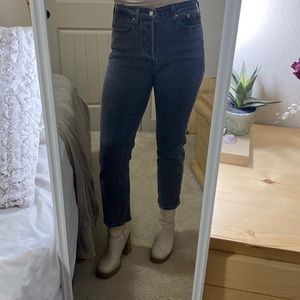 Levi Black Ashed Jeans